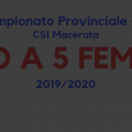 Calcio a 5 femminile - Campionato CSI sez. Macerata '19/'20