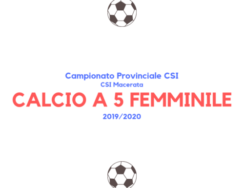 Calcio a 5 femminile – Campionato CSI sez. Macerata ’19/’20 – Risultati 11° Giornata